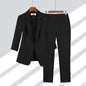 2025 Summer New Thin Jacket Blazer Casual Wide Leg Pants Two Piece Elegant Women's Pants Set Office Outfits Business Clothing