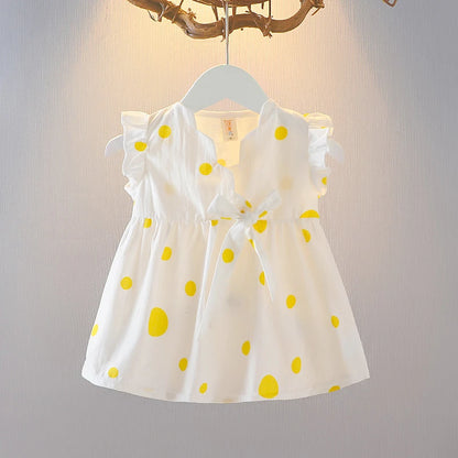 New Baby Girl Dress Summer Newborn Baby Clothes Patchwork Princess Mesh Dress For Girl 1 Year Birthday Infant Baptism Clothing
