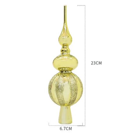 Christmas Tree Decorations, Shiny Christmas Tree Top Ornaments Xmas Tree Decoration For Festive Party Decor Anti-slip