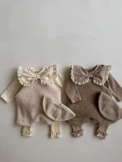 2025 Autumn New Baby Girl Ribbed Leggings Solid Tights For Infant Girl Cotton Casual Pants Toddler Versatile Slim Fit Trousers