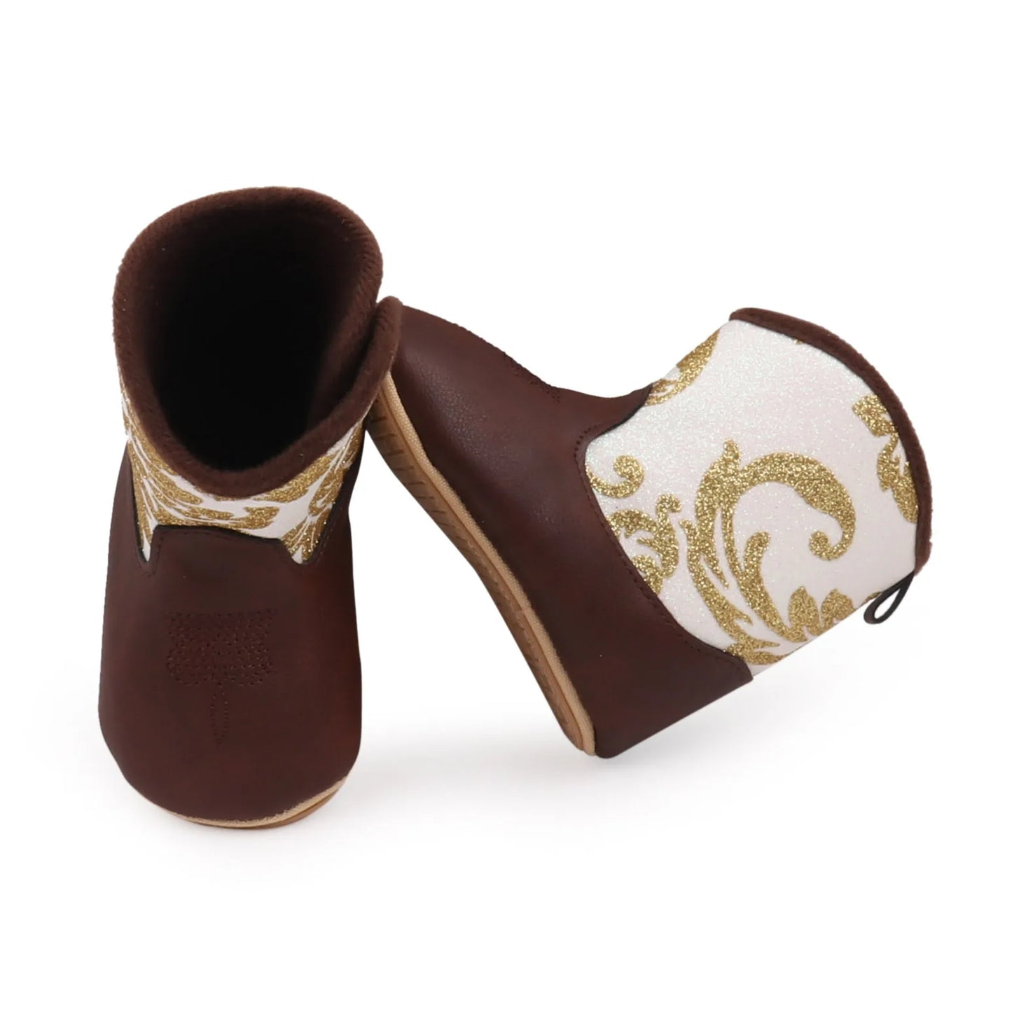 Baby Boots Made Of Soft PU and High-quality Cotton 2026 New Autumn and Winter Short Boots With Rubber Soles and Anti Slip Baby