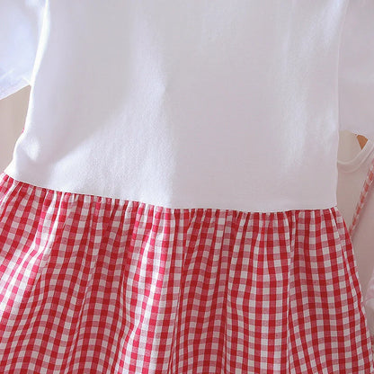 New Baby Girl Dress Summer Newborn Baby Clothes Patchwork Princess Mesh Dress For Girl 1 Year Birthday Infant Baptism Clothing