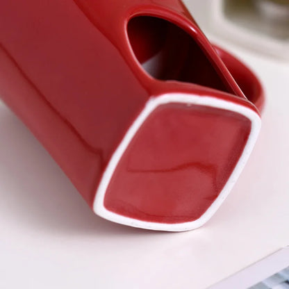 Fondue Mug Cheese Butter Melt Pot Butter Heater Coffee Cup with Fork Chocolate Melting Cup for Candy Tapas Dessert Kitchen Snack