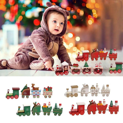 Christmas Train Merry Christmas Decorations For Home 2025 Christmas Ornament Xmas Navidad Noel Gifts Happy New Year 2026 Gifts