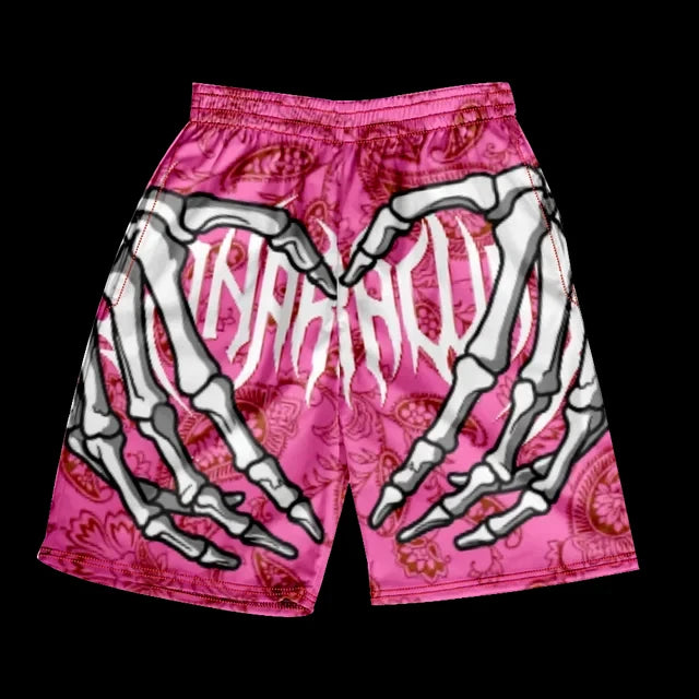 Summer Men's Sports Shorts Fashion Skull Print Pattern Men's Beach Shorts Hawaii Vacation Beach Men's Swimming Shorts S-2XL