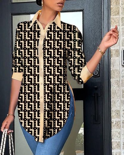 Women White Blouse 2026 Fashion Shirts Elegant Asymmetrical Tops Casual Long Sleeve Tunic Solid Color