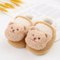 Winter Warm Newborn Baby Boy Girl Boots Cute Bear Soft Toddler Shoes First Walkers Anti-slip Booties Infant Fur Snow Boots 0-18M