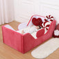 Toddler Bed, Child Bed for Kids with Extra Safety Broad, Standard Crib Size Toddler Bed, Certified Fabric Toddler Beds