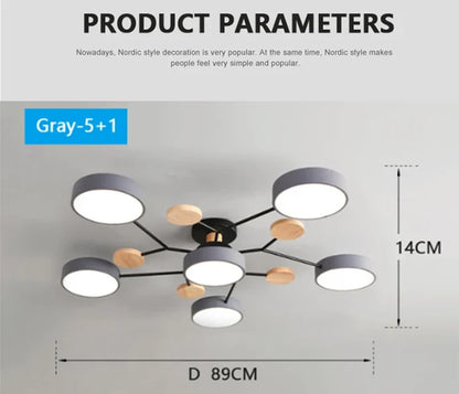 Modern LED Chandelier Lighting for Pendant Lamp Living Room Bedroom Study Home Decoration Indoor Lighting AC220V