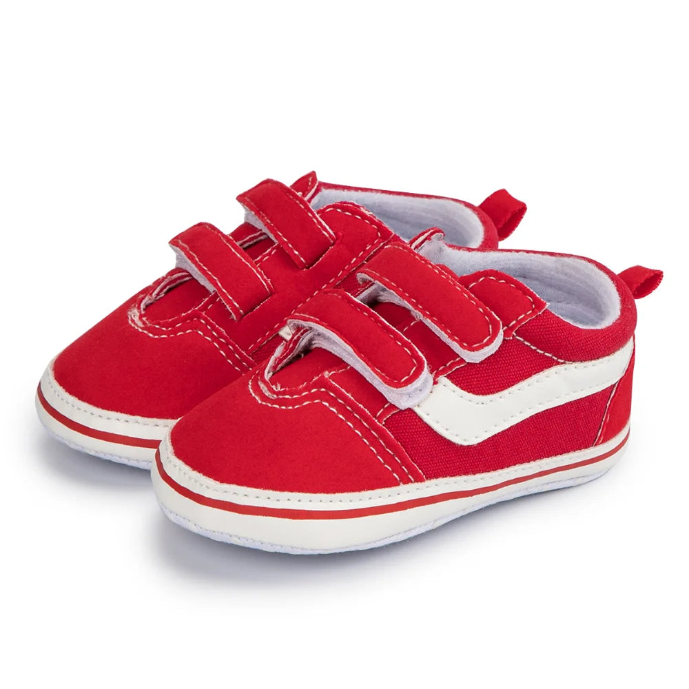 Meckior New Baby Canvas Sneakers Anti-slip Soft Plaid Baby Boy Girl Shoes Newborns First Walkers Infant Baby Unisex Casual Shoes