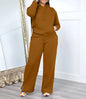 Women Sport Two Piece Outfit Winter Casual 2 Piece Set Hoodies Tops Wide Leg Pants Set Women Tracksuit