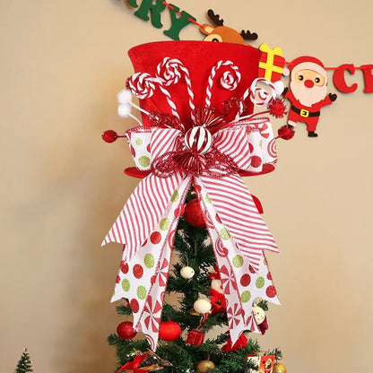 Christmas Celebration Red Holiday Decoration Great Holiday Centerpiece Sturdy Cloth Material For Holiday Table