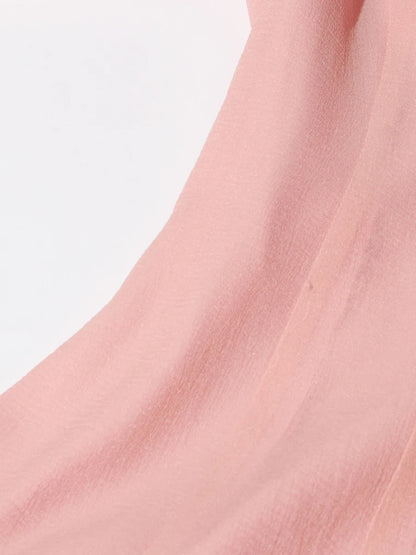 VGH Elegant Spliced Ruffles Midi Dresses for Women O Neck Petal Sleeve High Waist Slim Patchwork Buttons Solid Dress Female New