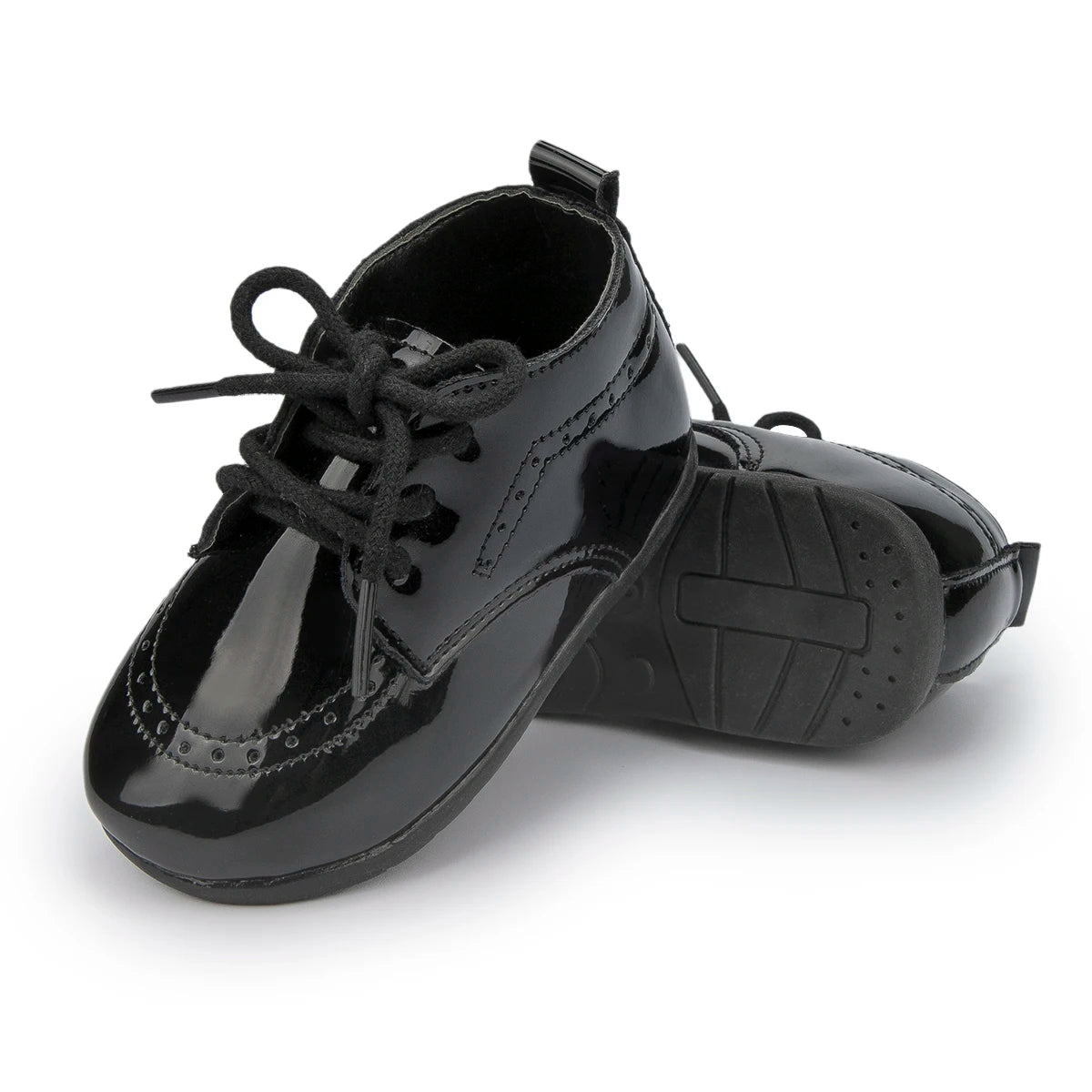 New Baby Shoes Retro Leather Boy Girl Shoes Toddler Rubber Sole Anti-slip First Walkers Newborn Infant Baby Crib Shoes