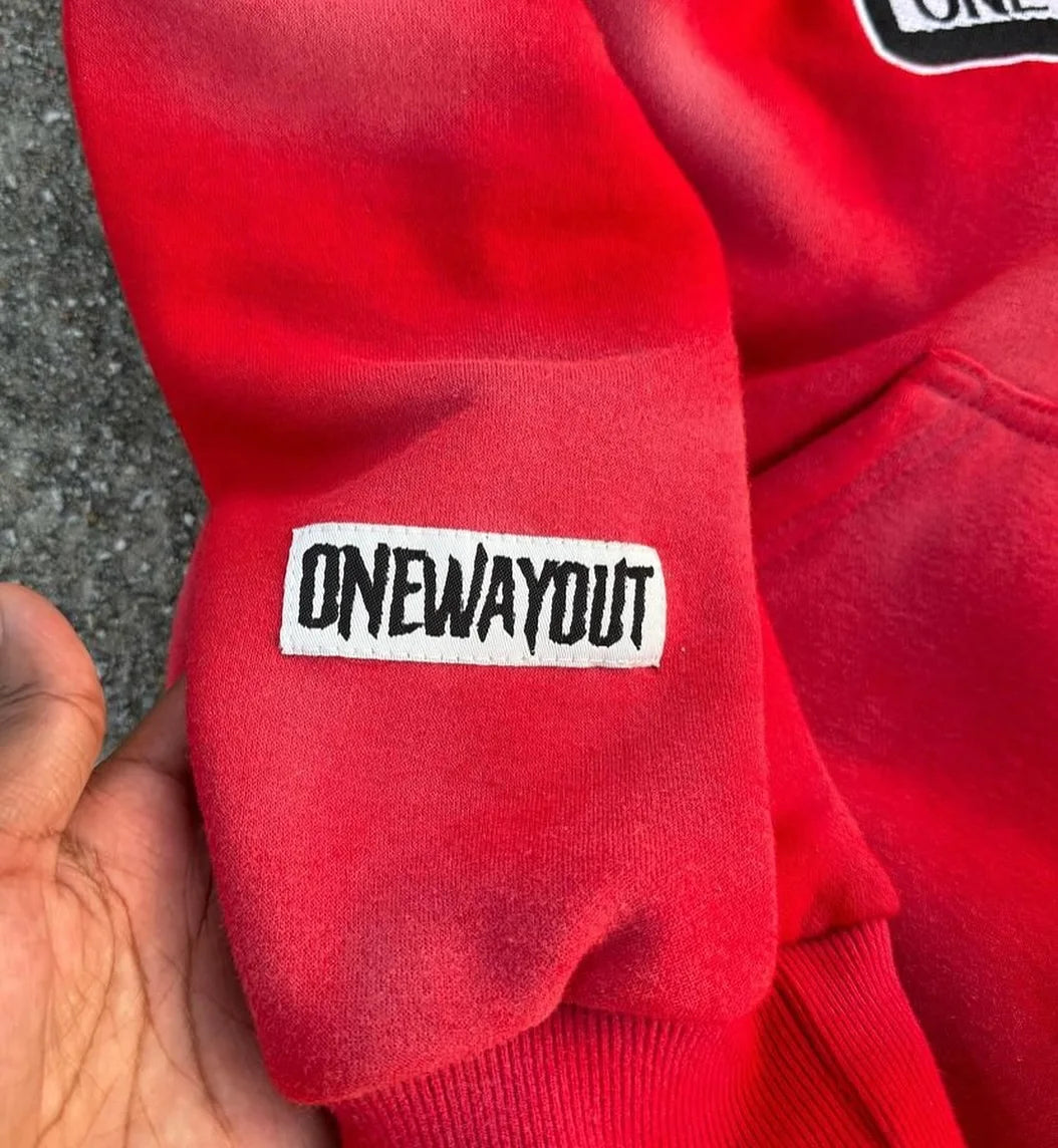 Harajuku Hip Hop High Street embroidery zipper hoodie men Y2k 2026 fall new jacket American retro punk oversized sweatshirt