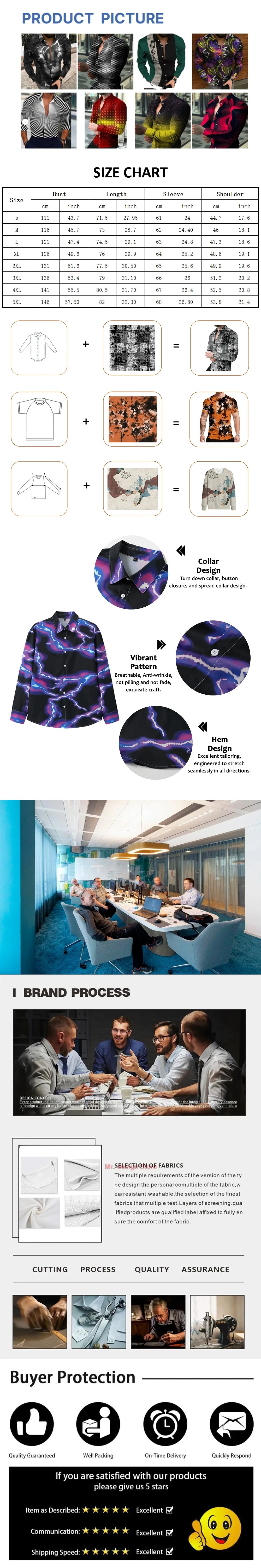 2025 New Spring Long-sleeved Shirt Gradient Style Daily Casual Single-breasted Lapel Shirt Simple Fashion Business Men's Shirt