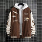 2026 New Jacket Coat Letter Printed  Wear Men Baseball Jacket Casual Long Sleeve Stand Jackets Men's Coats Sweatshirts Outerwear