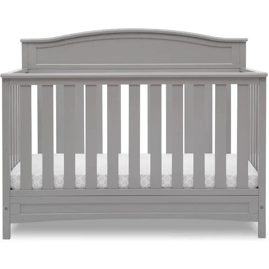 Children Emery 4-in-1 Convertible Baby Crib - Greengard Gold Certified, Dark Chocolate