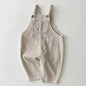 2025 New Spring Korean Style Baby Girls Boys Overalls Corduroy Print Newborn Baby Jumpsuit Outfits Infant Baby Girls Boys Pants