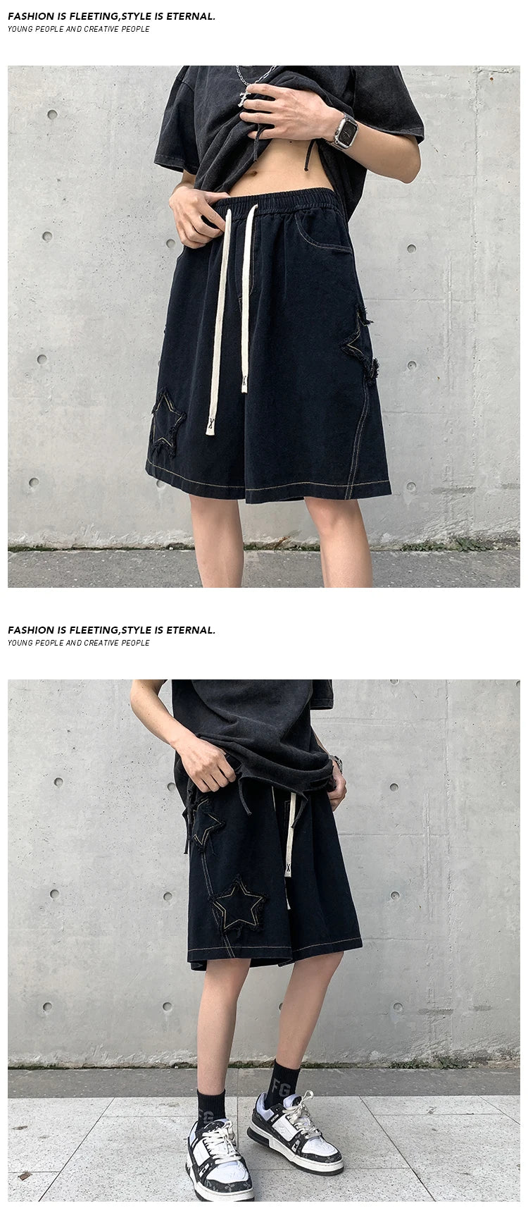 2026 Summer Shorts Men Loose spodenki meskie Vintage Denim Basic Simple Hot Sale High Waist Leisure Ulzzang Streetwear Short