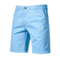 2026 Men Shorts Summer Cotton Middle Waist Male  Casual Business Men Shorts Printed Beach Stretch Chino Classic Fit Short Homme