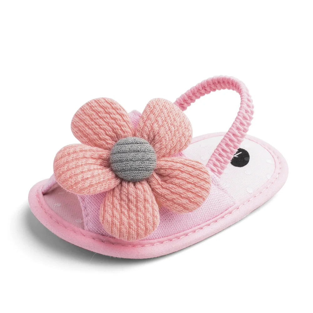 Summer New Sunflower Baby Sandals Soft Bottom Baby Toddler Shoes 0-1 Years Old Baby Girls  Baby Shoes Girls  Baby Boy Shoes