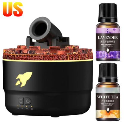 Cannon Blast Aroma Humidifier Volcanic Crack Light Cannons Humidifier Essential Oil Diffuser Aromatherapy Humidifier Diffuser
