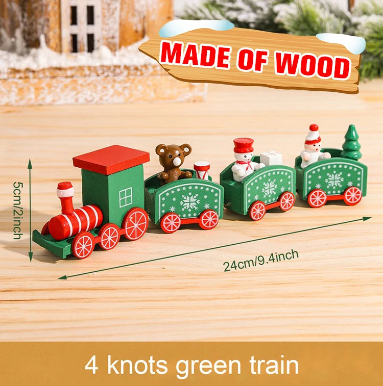 Christmas Train Merry Christmas Decorations For Home 2025 Christmas Ornament Xmas Navidad Noel Gifts Happy New Year 2026 Gifts