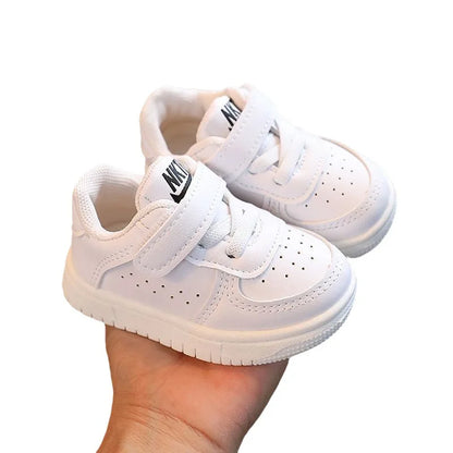 2025 Solid Color Children Shoes Classic Cool Leisure Kids Boots Fashion Excellent Toddlers Hook & Loop Baby Girls Boys Sneakers