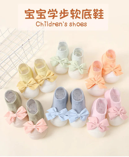 Newborn Baby Shoes Boy Embroidery Pattern Nonslip Floor Socks Kids Girls Soft Rubber Sole Crib Toddler Booties Toddler Shoes