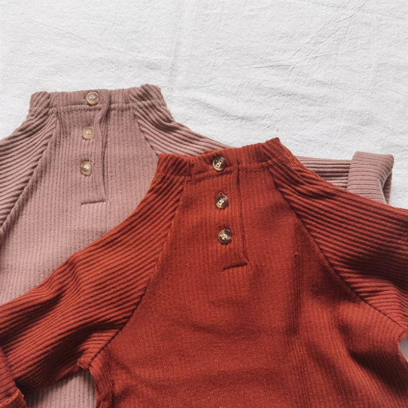 2025 New Korean Toddler Baby Boys Corduroy Overalls Casual Look Front Pocket One Piece Baby Pants Girls Trousers