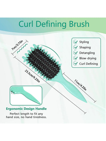 1PCS Curly Hair Definition Styling Brush Wrinkle Removal Hair Brush Entangled Wet Curly Hair Comb Styling Curly Hair Tool