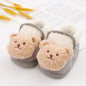 Winter Newborn Baby Boots Shoes Cute Cartoon Boy Girl Toddler Plush Snow Booties Warm Infant Crib Shoes Infant First Walkers