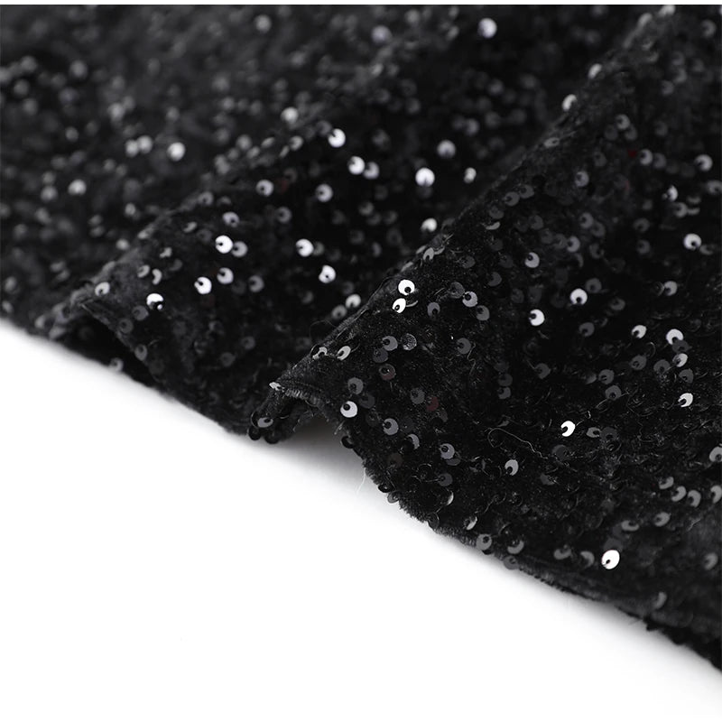 Elegant Woman Black Shiny Sleeveless Mini Dress Sexy Lace Up O Neck Slim Waist Short Dresses New Evening Party Vestidos 2025