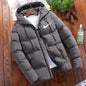 2025 Men's High Quality Classic Fashion New Zipper Printed Hooded Cotton Padded Jacket