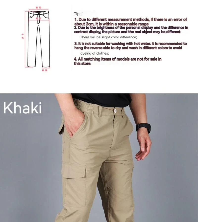 Summer Cargo Pants Men's Four Colors Streetwear Jogger Trekking Hiking Mountain Work Tourism Trousers Pants Hot Sales