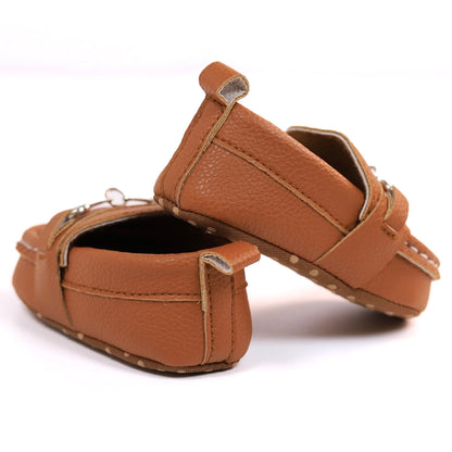 RABEISIR Casual Solid Color Slip On Low Top Loafer Shoes For Baby Boys, Lightweight Comfortable Non Slip Flat Shoes