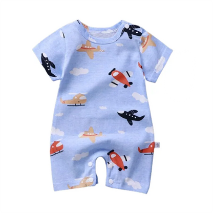 Newborn Baby Clothing Boy Girl baby clothes items Cotton Bodysuit Summer Short Sleeve Romper Infant Toddler sleepwear