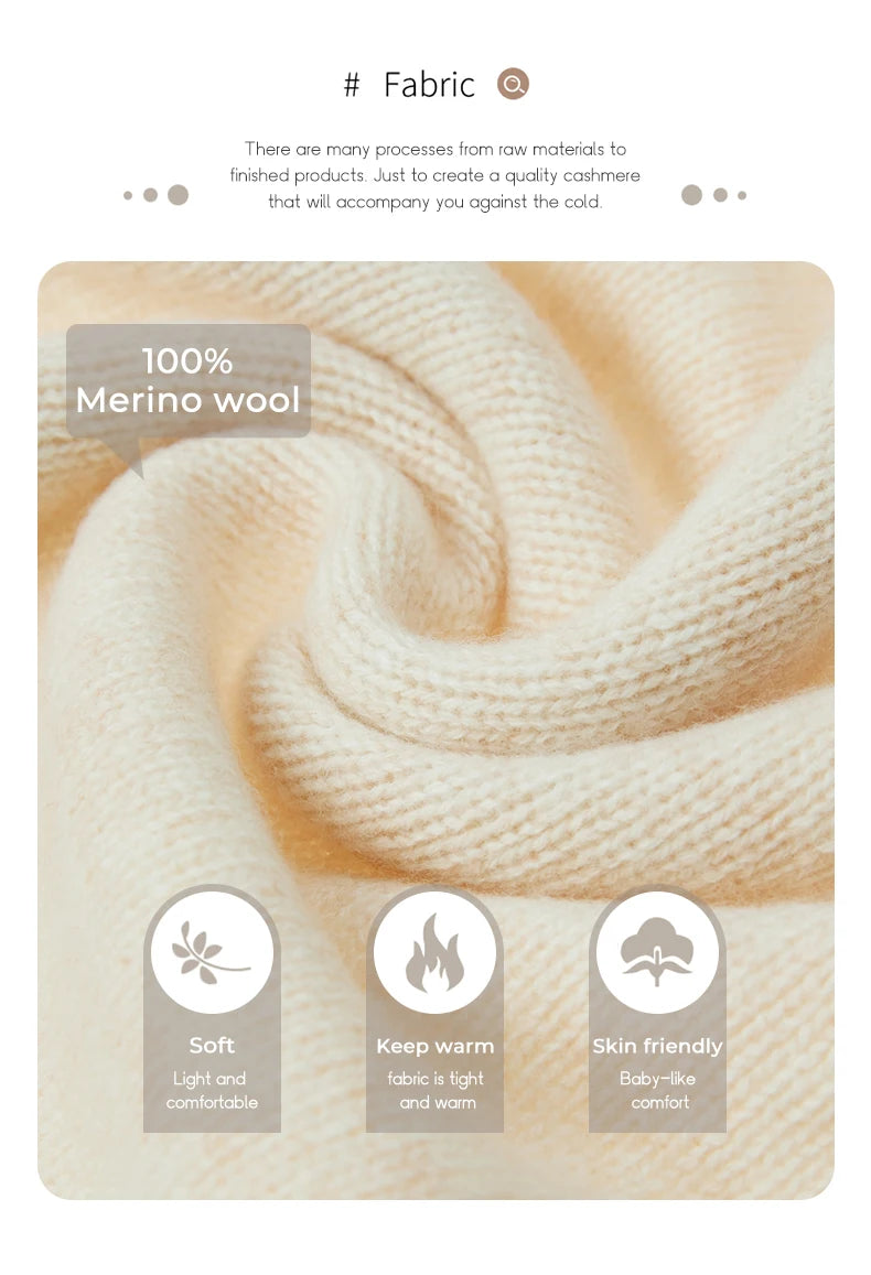 Autumn and winter new 100% merino cashmere sweater men's knitted pullover padded warm turtle neck fashion loose plus size coat