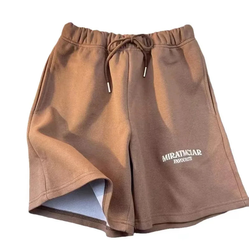 Summer New Leisure Fashion Sports Shorts Street Man Fashion Minimalist Sports Beach Pants Letter Embroidered Cotton Shorts