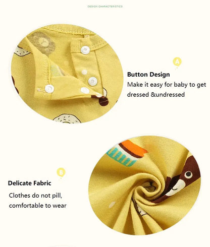Newborn Baby Clothing Boy Girl baby clothes items Cotton Bodysuit Summer Short Sleeve Romper Infant Toddler sleepwear