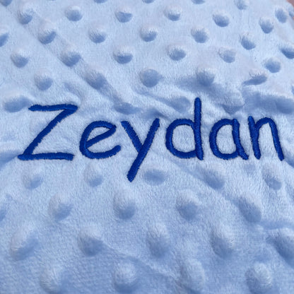 Personalized Baby First Name Cover Kids Custom Blanket Newborn Boy Girl Birthday Gift Swaddle Bed Toddler Stroller Crib Blanket