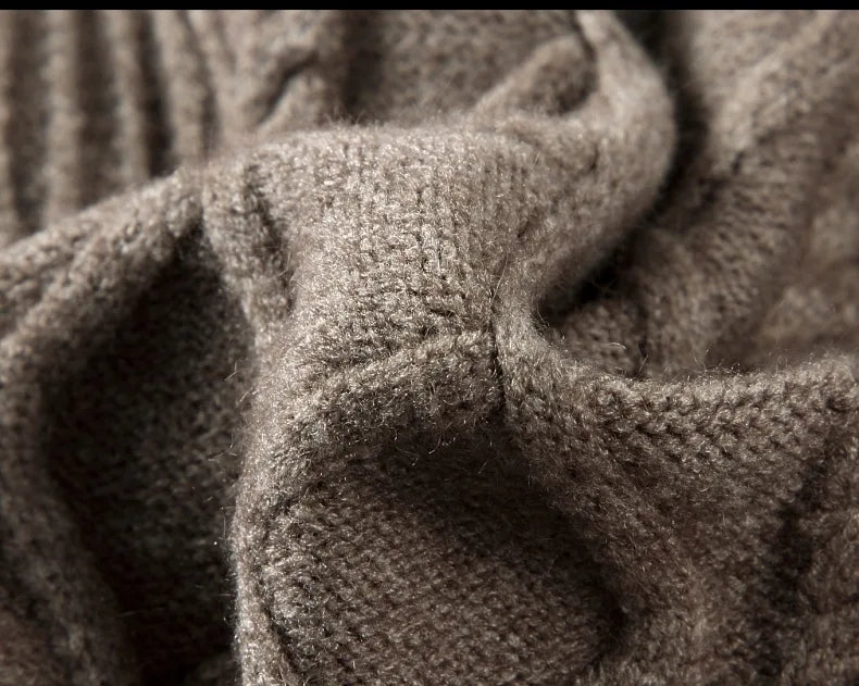 Stylish V-neck Jacquard Knit Sleeveless Sweater Vest for Men Middle-aged Men Fashion Solid Color Warm Top