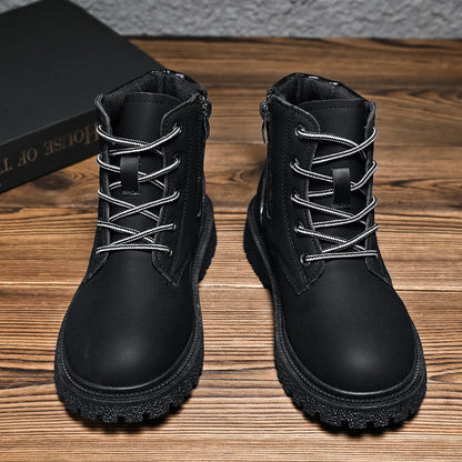 New Winter Spring Children Rubber Ankle Yellow Snow Black Boots For Girls Boys Boots Casual Kids Toddler Shoes Sneakers Footwear