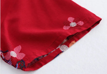 Korean Reviews Many Pajamas Set Summer Women 2 Piece Set Outfit Thin Grandma Pajama Sets Big Size Pajama Printing Home Wear