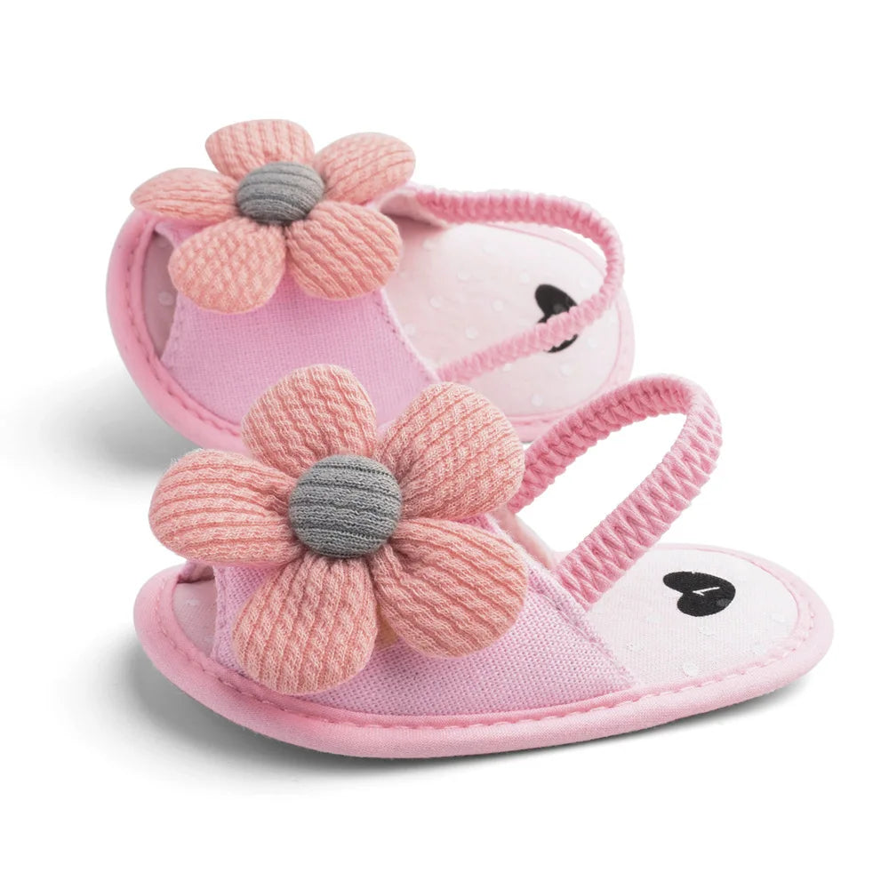 Summer New Sunflower Baby Sandals Soft Bottom Baby Toddler Shoes 0-1 Years Old Baby Girls  Baby Shoes Girls  Baby Boy Shoes