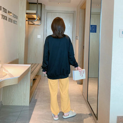 Women's Spring And Autumn Pajamas Two-Piece Set Of Students Long-Sleeved Pajamas New Fashion Casual Ladies Home wear Set