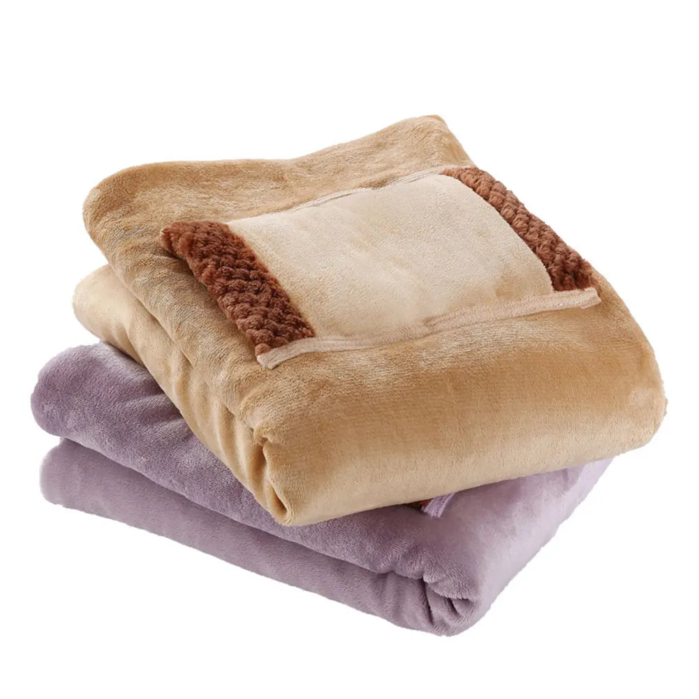 Heated Blanket Portable Electric USB Heated Throw Blanket Soft Flannel Winter Laps Blanket for Office/Desk