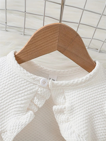 Newborn 2026 Baby Girls Dress Summer Waist Flower Vest Sleeveless Short Top Sweet Girl Lace Mesh Dress