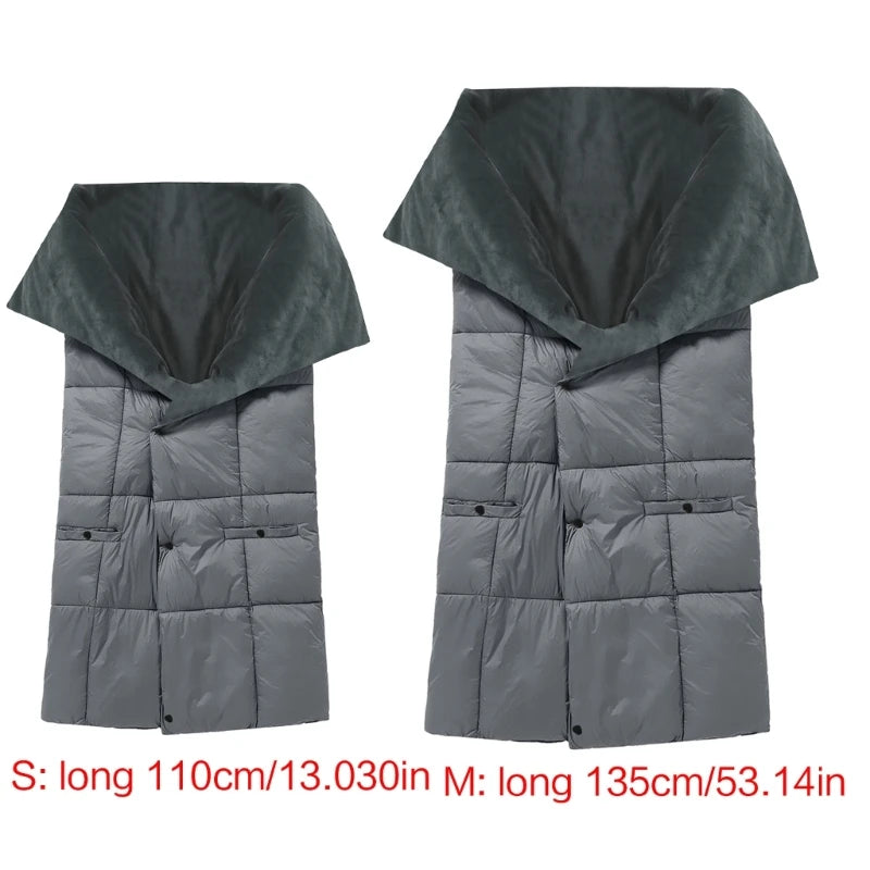 USB Heating Blanket Vest Electric Heating Shawl Mat Outdoor Warming Electric Heating Shawl with 3 Temperature Controls 87HA